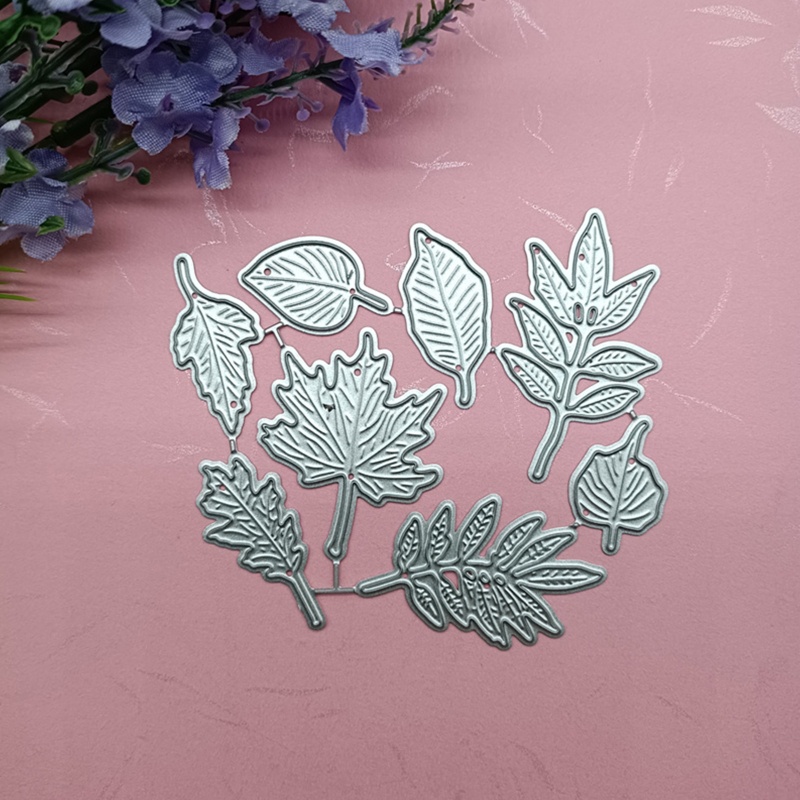 ✿ Khuôn Cắt Giấy Kim Loại Hình Hoa Lá Xinh Xắn