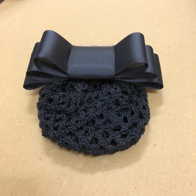 Kẹp tóc nơ có lưới búi ROSES Hair Accessories