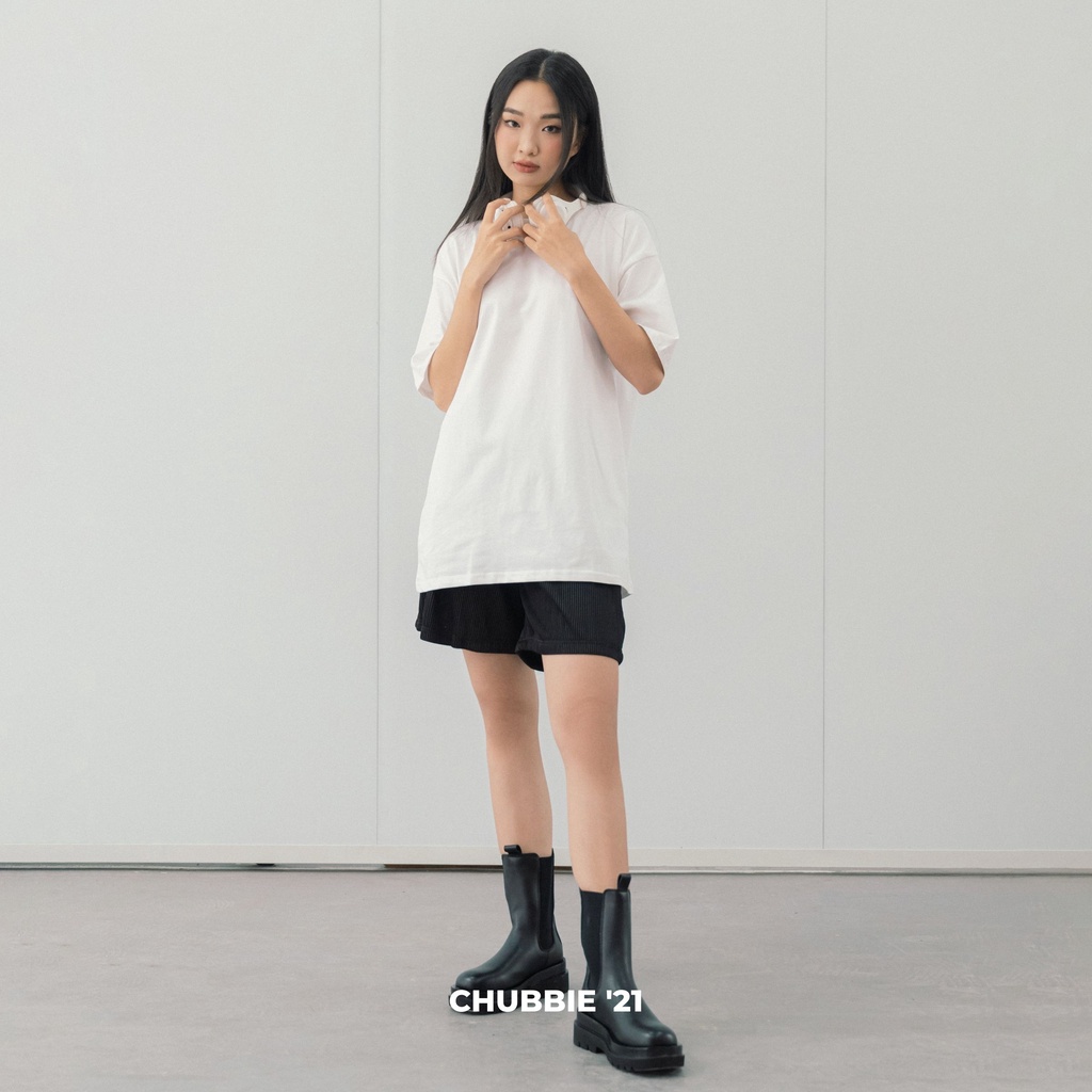 Áo thun tay lỡ CHUBBIE phông Unisex nam nữ Cotton 250gsm oversize form rộng nhiều màu | BigBuy360 - bigbuy360.vn