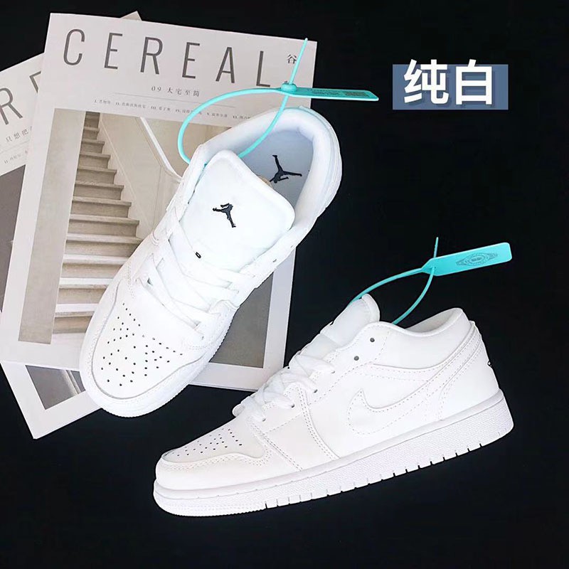 👟👟Giày Sneaker  Nike Air Jordan 1 CỔ THẤP ĐỦ Màu Cho Nam Nữ CHUẨN DA NHĂN | BigBuy360 - bigbuy360.vn