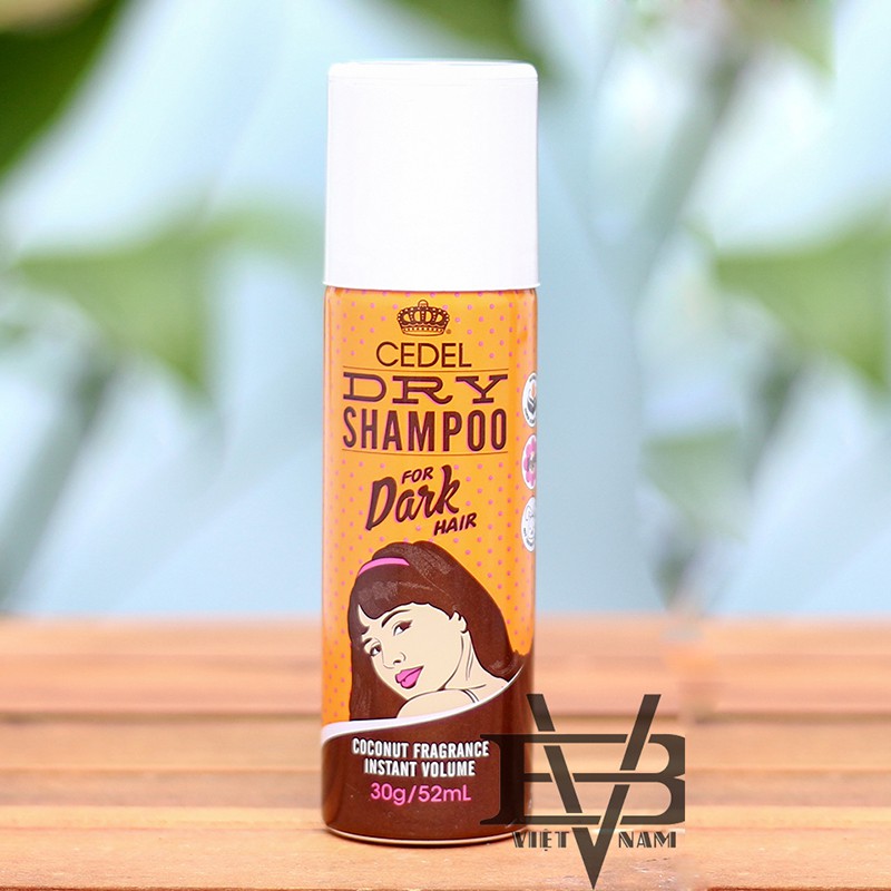 [CHÍNH HÃNG ÚC] Dầu gội khô CEDEL For Light Hair và For Dark Hair 30g/52ml cao cấp chính hãng chất lượng ÚC