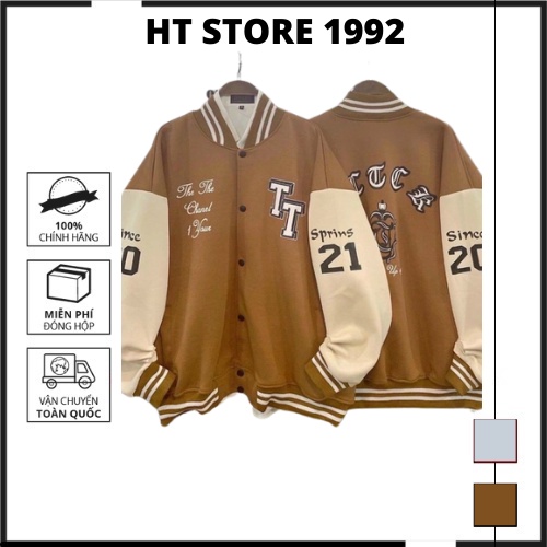Áo khoác nỉ bomber nam nữ Unisex hàng đẹp, Áo khoác nam nữ form ôm dễ mặc 2 màu K143