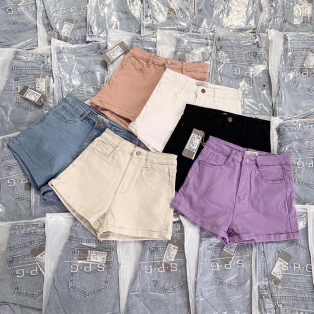 QUẦN SOOC THÔ MÀU SIÊU GIÃN MS14555 (A3-6)