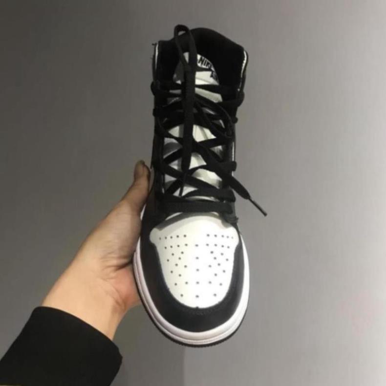 Giày JORDAN PANDA Giày Thể Thao Jordan cao cổ Đen Trắng Full Box bill❇️rẻ vô địch❇️
