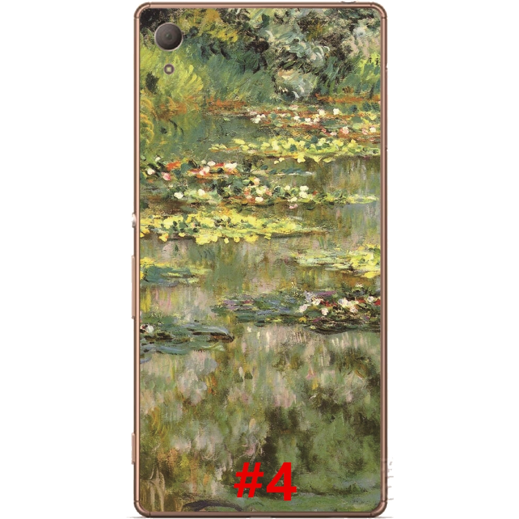 Ốp điện thoại TPU mềm hình tranh sơn dầu Van Gogh cho Sony Z5 Z4 Z3 Z2 Z1