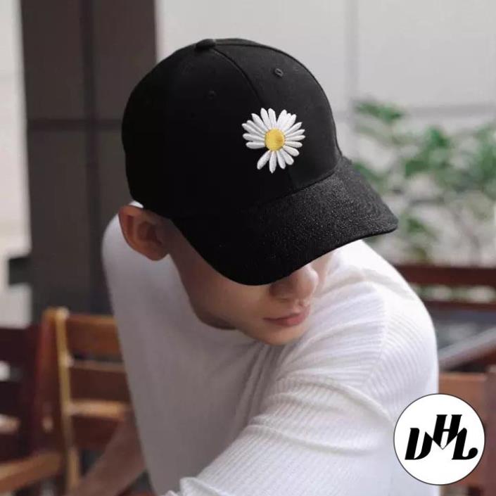 (SẴN HÀNG) Nón kết nam, mũ lưỡi trai nam nữ UNISEX HOA CÚC vải Kaki dày siêu chất và ngầu (Ảnh thật)