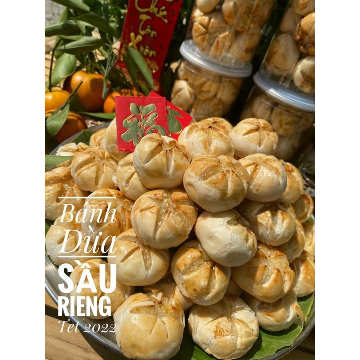Bánh nụ dừa sầu, Bánh ngon Việt Farm - hũ 300g