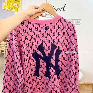 Áo nỉ dài tay mlb
