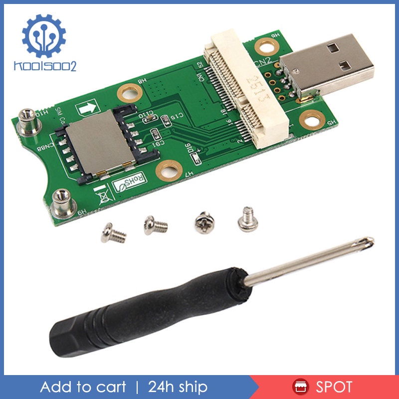 -E to USB2.0 Adapter Test 3G/4G WWAN Module with SIM Card Slot