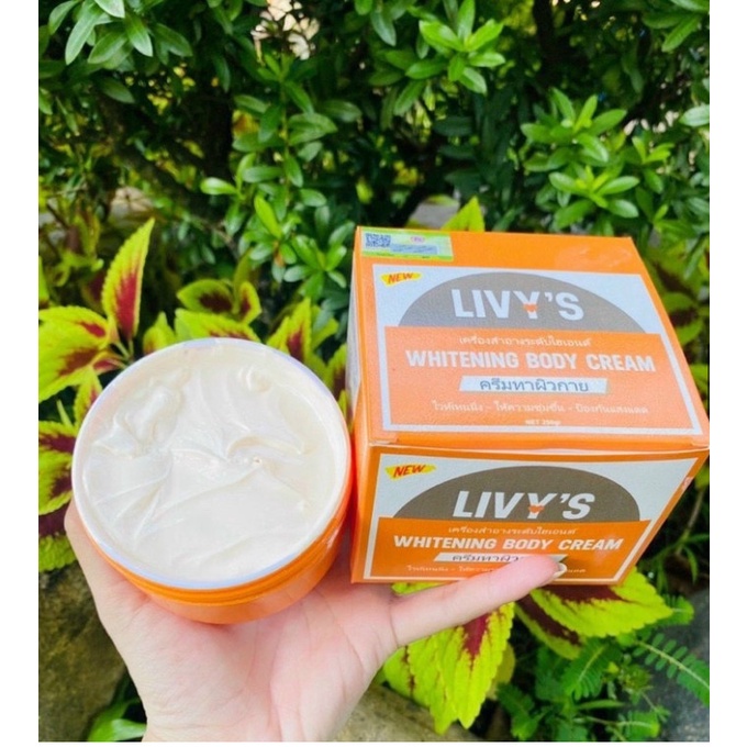 Kem body Livy's cam mẫu mới Thái lan livy 250gam