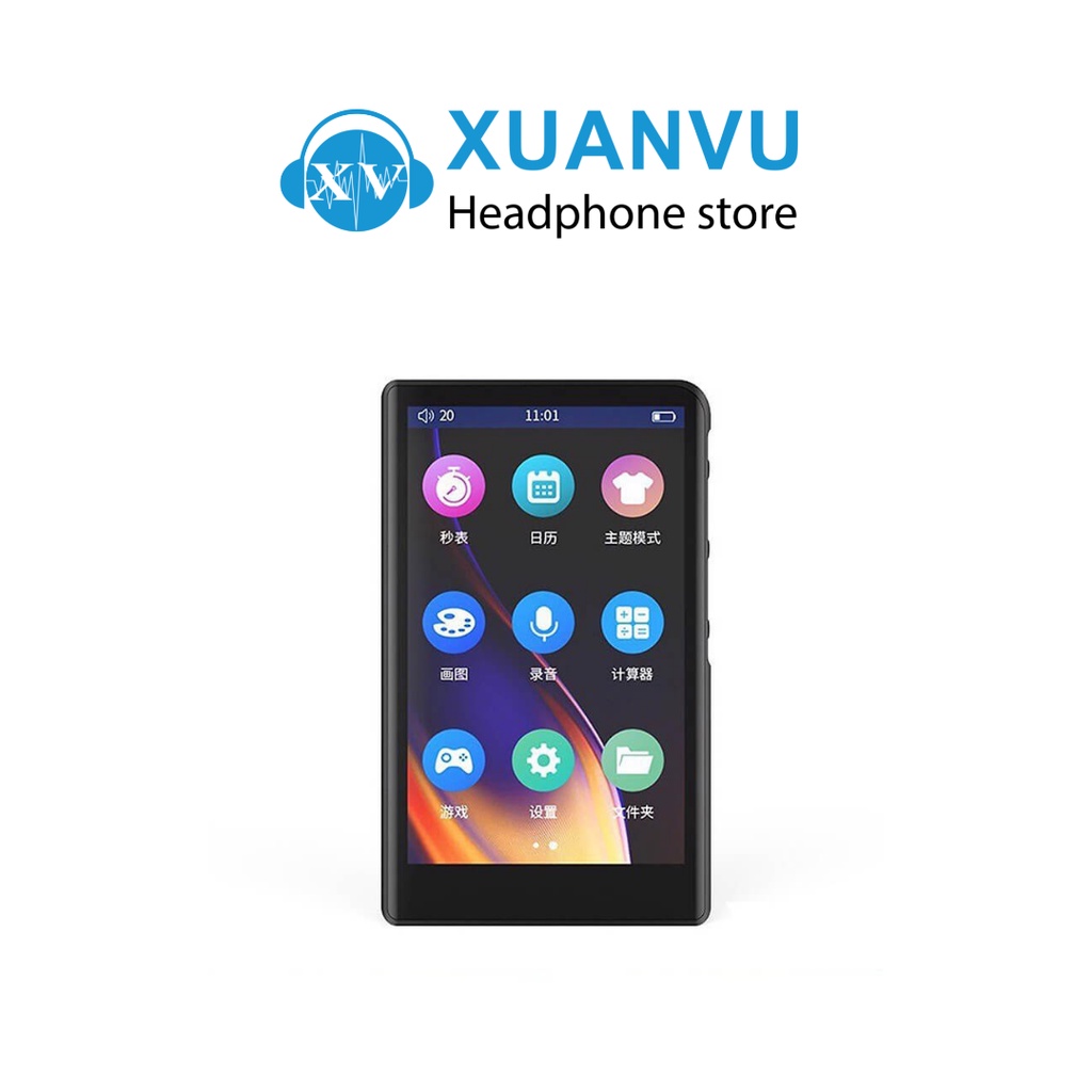 Máy nghe nhạc Ruizu H9 | Máy nghe nhạc Lossless, bluetooth 5.0, hỗ trợ ghi âm, ebook, xem lịch,...