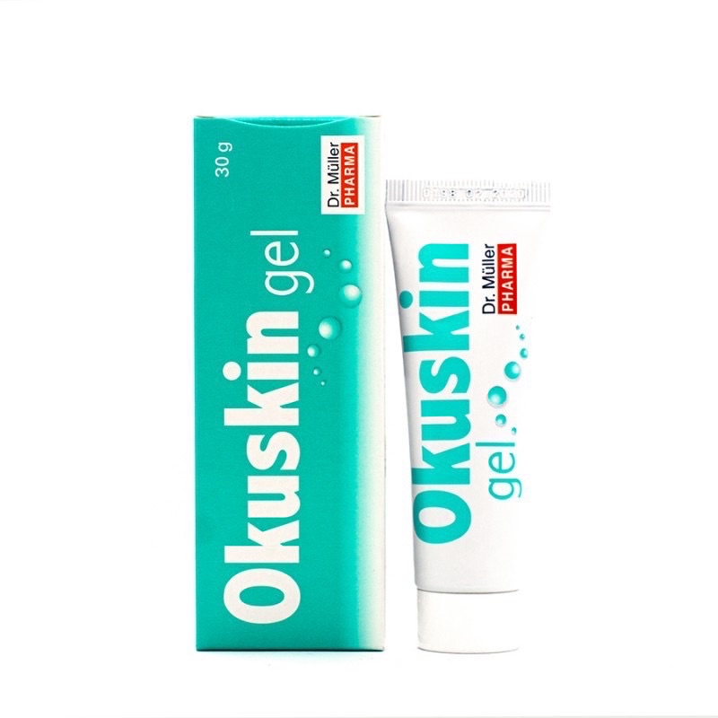 Gel bôi liền vết thương hở Okuskin tuýp 30g - Kháng khuẩn, liền nhanh vết thương hở, rạn da, vết bỏng, vết mụn