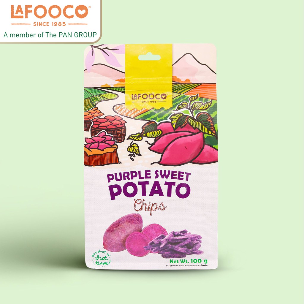 Khoai Lang Tím Sấy Giòn LAFOOCO 100g Xuất Khẩu