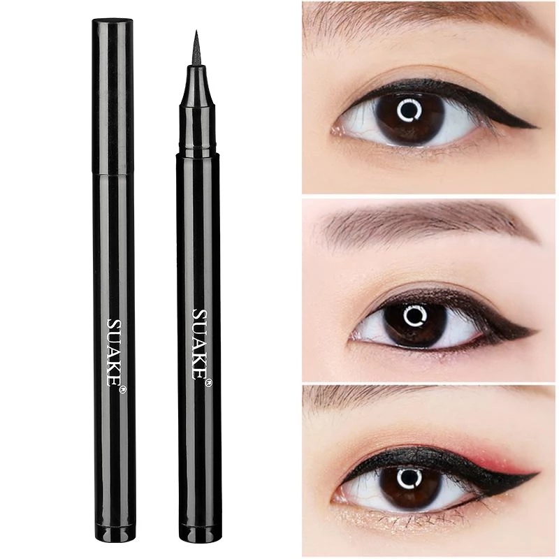 [Hàng mới về] Bút kẻ mắt màu đen nhanh khô lâu trôi chống thấm nước chuyên nghiệp