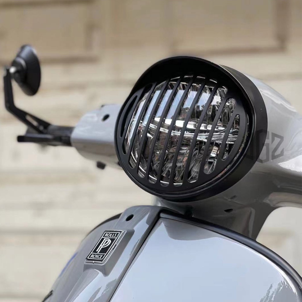 Ốp Lưới Bảo Vệ Đèn Pha Trước Cho Xe Máy Vespa GTS 125 200 250 300 2019-2022