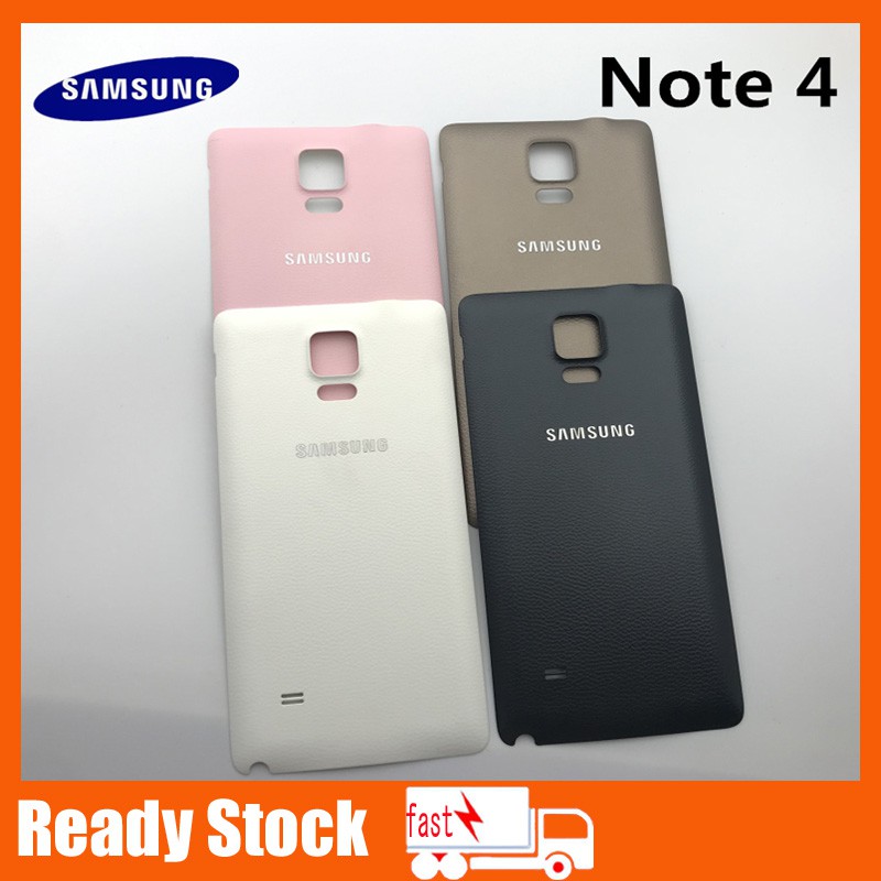 Ốp lưng Samsung Galaxy Note 4 Note4 N910 N9100 Vỏ pin phía sau Cửa sau Samsung note4 nắp pin phía sau