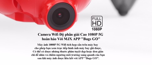 Flycam Bugs 2 gps quay film full HD