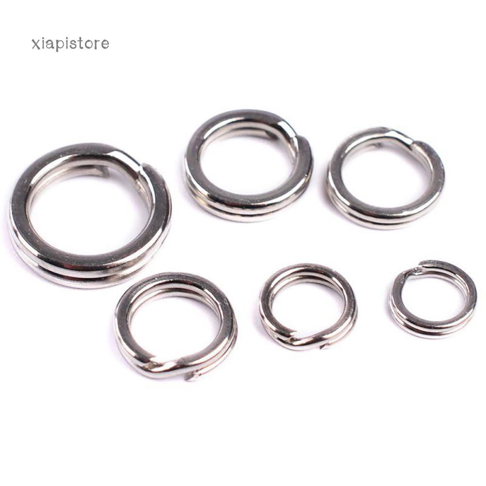 Túi 100 khoen móc thép không gỉ chuyên dụng cho câu cá