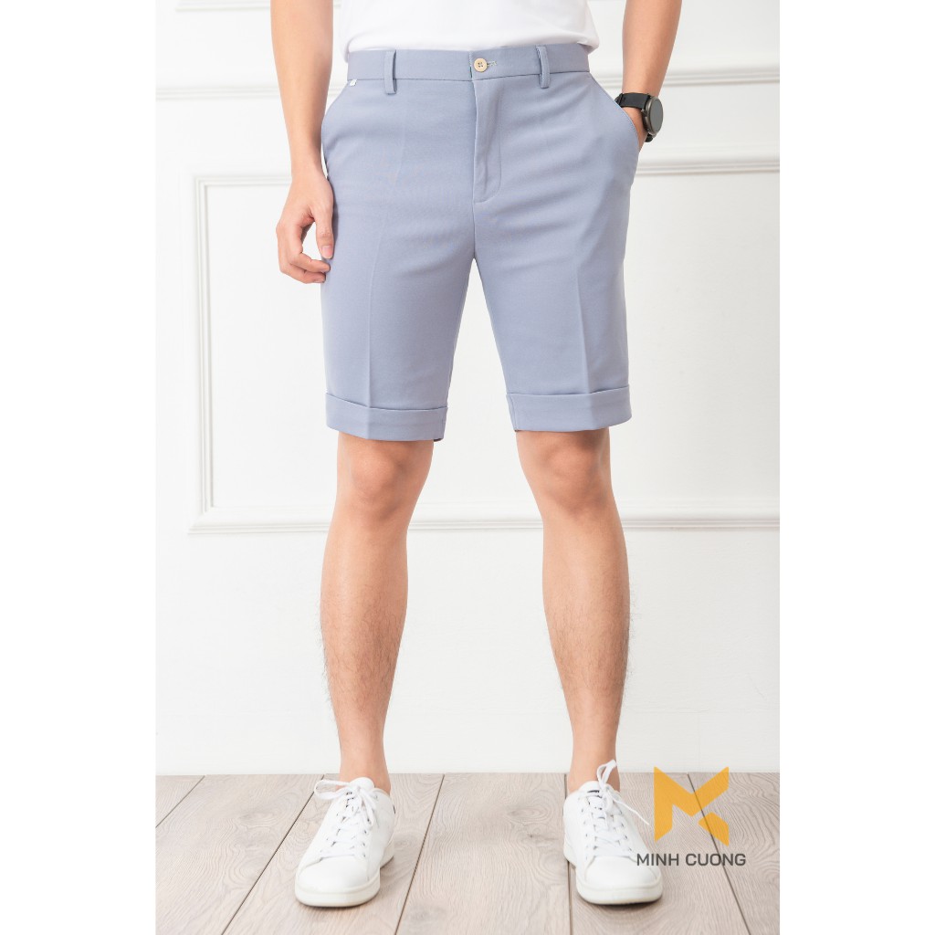 Quần âu ống ngắn, dáng ôm, chất vải co giãn 4 chiều, may kỹ cẩn thận, phong cách dạo phố