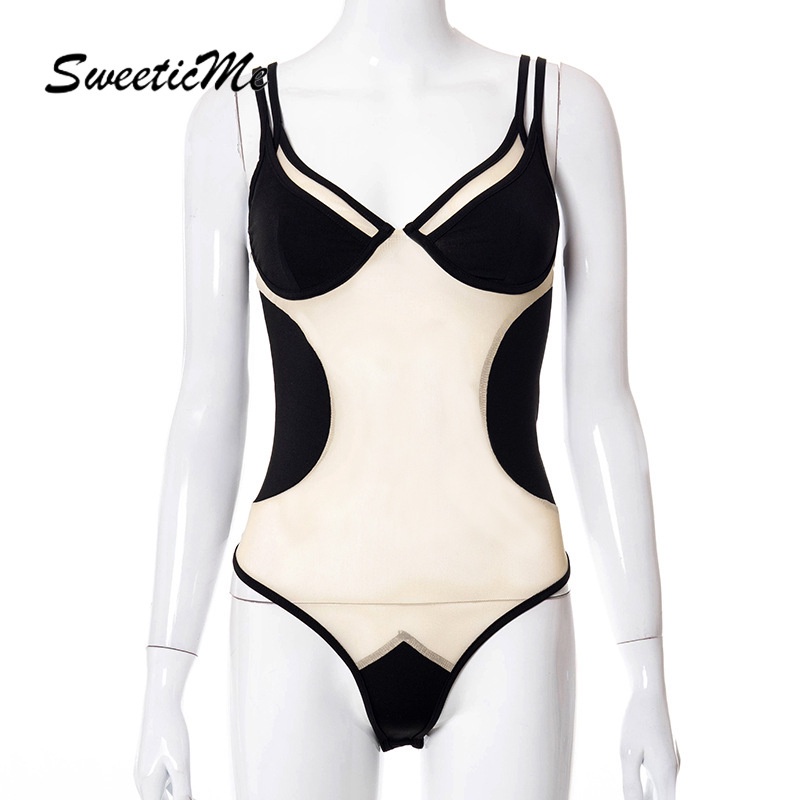 Bodysuit Lưới Mỏng Gợi Cảm Hàng Mới Sweeticme 2022 | BigBuy360 - bigbuy360.vn