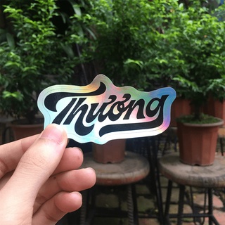 [TVHiep Lettering] Pack YÊU THƯƠNG - Holographic Sticker Pack