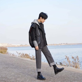 Áo khoác phao gile hoodie AK1201