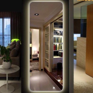 Gương soi toàn thân có đèn led cảm ứng hiện đại treo tường cao cấp sang chảnh decor phòng thay đồ kích thước 50x160cm