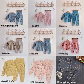 Bộ cotton cạp cao hàng qc cho bé