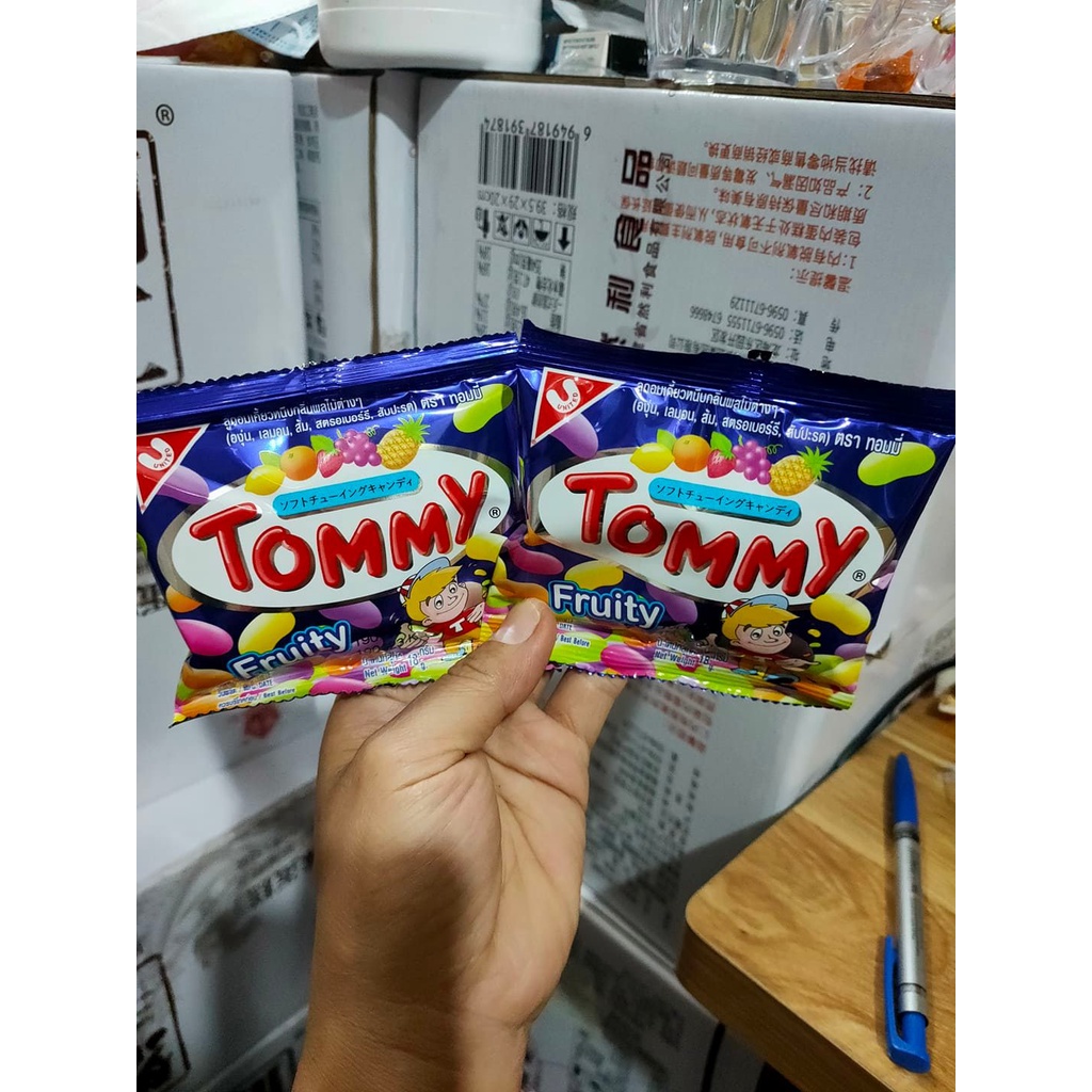 [ Kẹo trẻ em ] Combo 5 gói kẹo bi dẻo trái cây Tommy Fruity Thái lan
