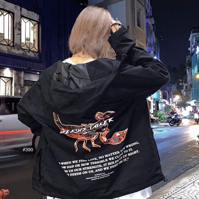 Áo khoác kaki con bọ cạp (size L-XL)