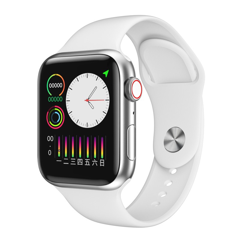 Dây đeo đồng hồ Apple 44/40mm cho Apple Watch 5/4/3/2/1 bằng silicon có khóa bằng thép không rỉ