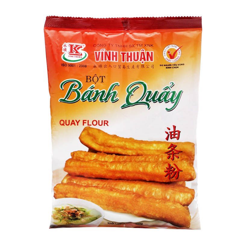 Bột bánh quẩy Vĩnh Thuận gói 400g đạt tiêu chuẩn xuất Châu Âu