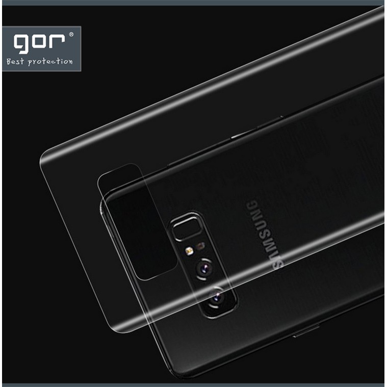 Miến dán lưng dẻo toàn mặt lưng hiệu Gor cho Samsung Note 8