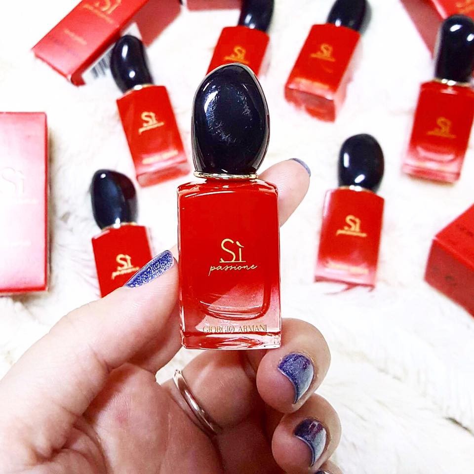 Nước hoa nữ mini ARMANI - Sì Passione EDP 7ml - Đỏ