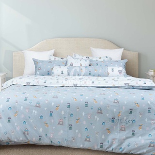 Mẫu bán lẻ Chăn Ga Gối Hanvico Blue Sky - DL182 (vải cotton cao cấp, khu rừng bắc cực)
