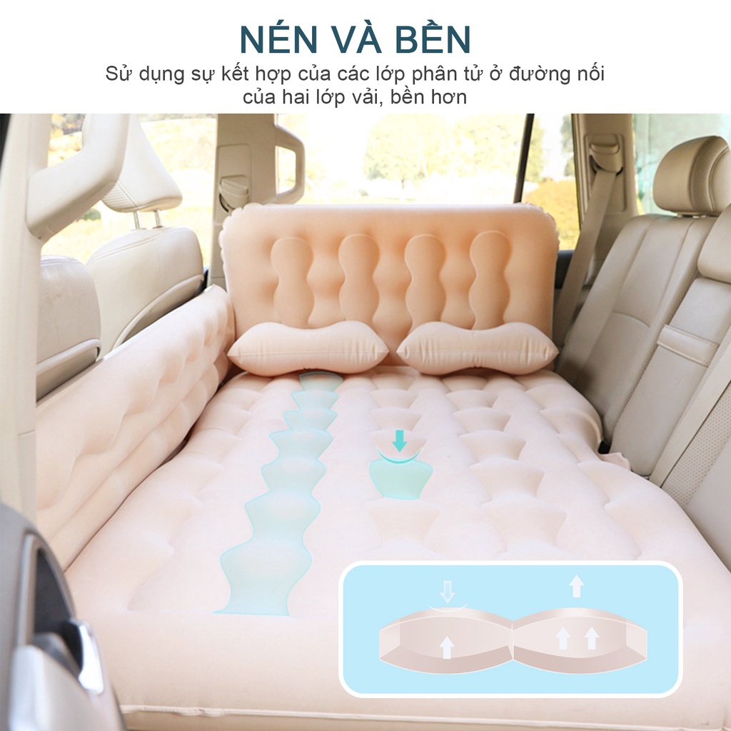 Đệm hơi ô tô cao cấp chân nệm rời cho suv,Xe riêng,5 chỗ,7 chỗ,vinfast Nhiều màu tùy chọn