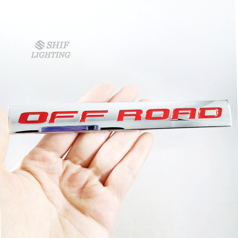 Miếng Dán Logo Off Road Trang Trí Xe Hơi