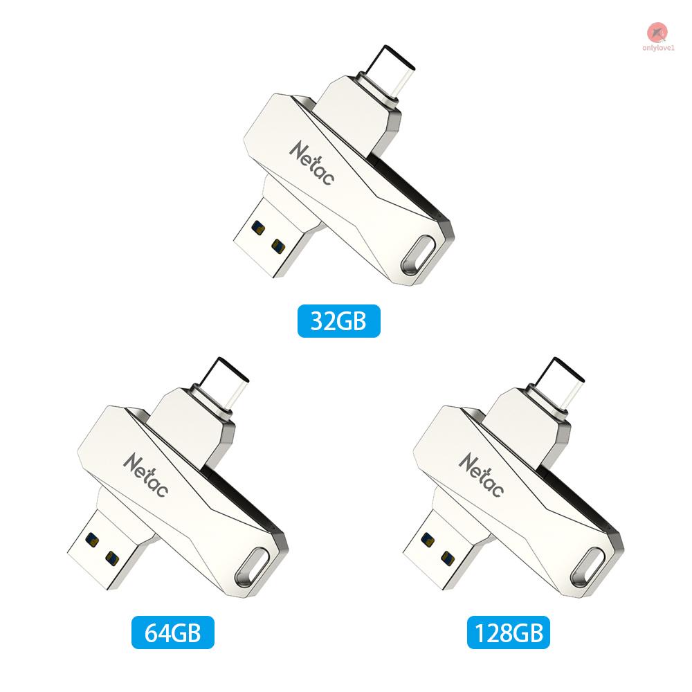 Thẻ nhớ mở rộng giao diện USB loại C 64GB cho điện thoại di động (1-Netac U782C) | BigBuy360 - bigbuy360.vn