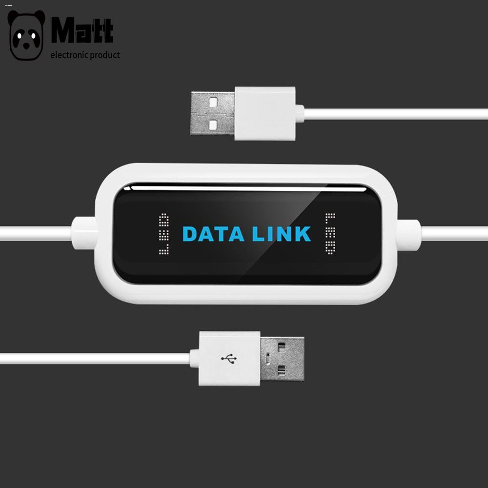 Dây Cáp Nối Dữ Liệu Usb 2.0 Tốc Độ Cao Cho Máy Tính/Học Dữ Liệu Hai Máy Tính