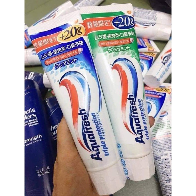 Kem đánh răng Aquafresh Nhật Bản 140g, Moon Store 9999