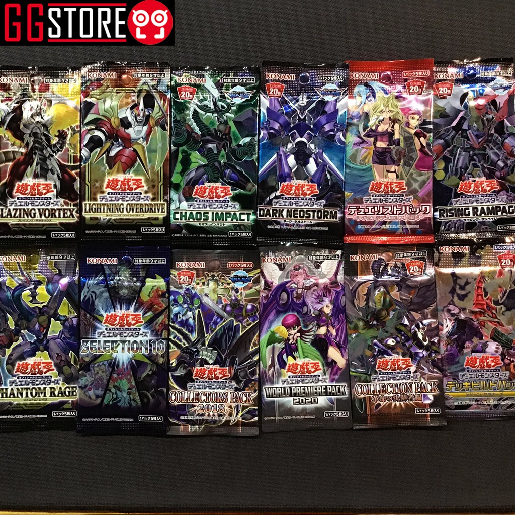 Combo Ngẫu Nhiên Pack Yugioh OCG Chính Hãng
