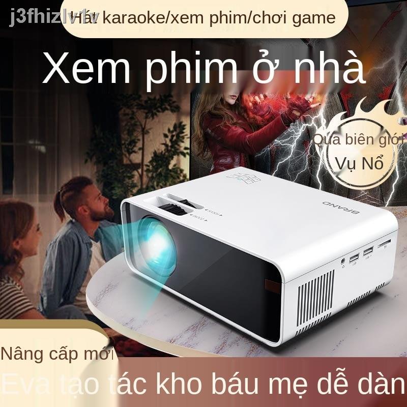 [HOT]Máy chiếu gia đình mới 2021 HD 3D phòng ngủ thông minh WiFi rạp hát tại nhà điện thoại di động tất cả trong một