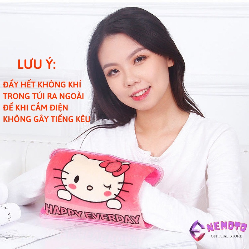 Túi giữ nhiệt chườm bụng, Túi chườm nóng đau bụng kinh sạc điện sử dụng dễ dàng