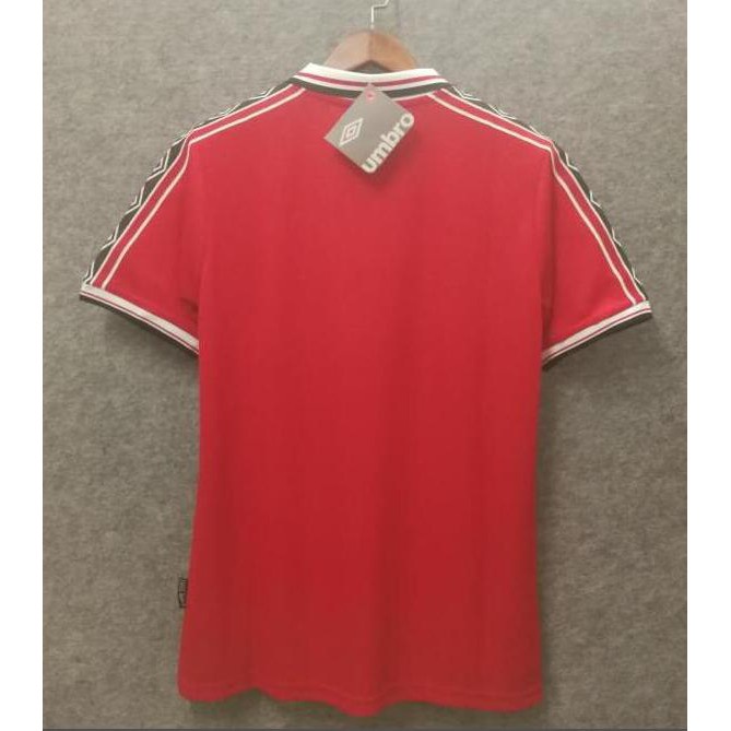 Áo Thun Thể Thao Bóng Đá Nam Tay Dài In Chữ Manchester 1998