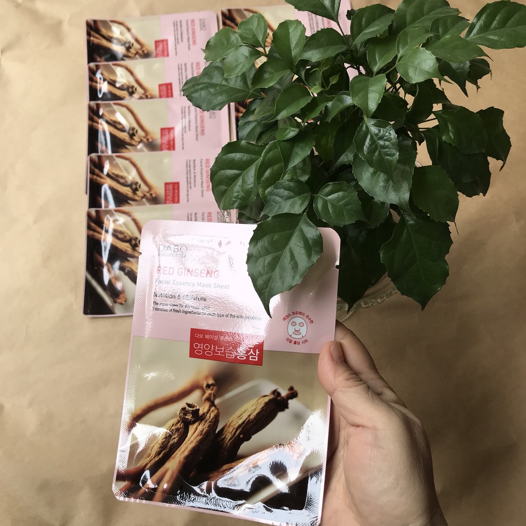 🌺 Mặt Nạ Hồng Sâm Hàn Quốc 🍍FREE SHIP🍍 Dưỡng Da Chuyên Sâu hàng chính hãng