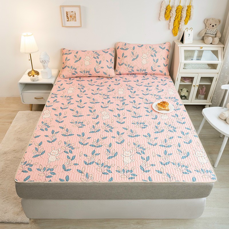 Chiếu điều hòa cao su non tencel 2D nhập khẩu, Chất liệu tencel và mủ cao su thoáng mát tặng kèm 2 vỏ gối đủ size nệm