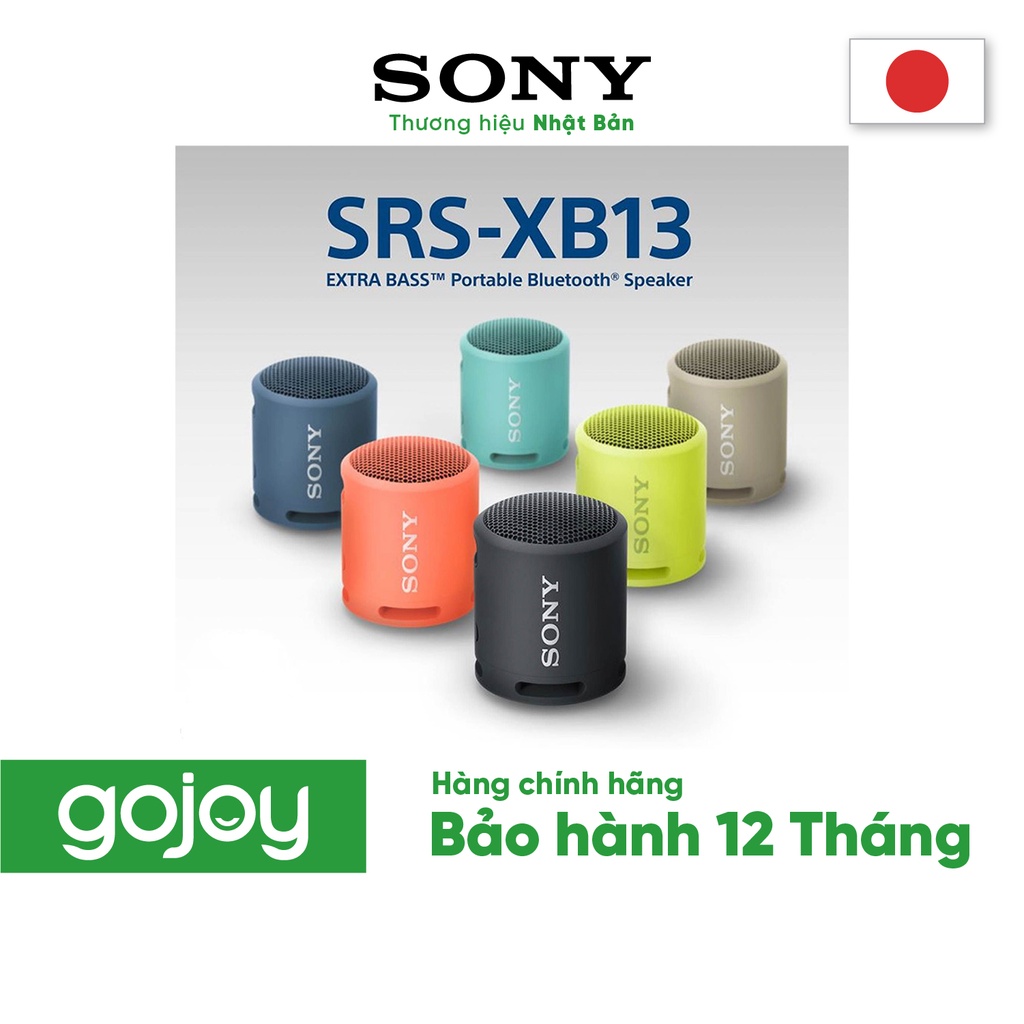 [Mã ELHACE giảm 4% đơn 300K] Loa bluetooth sony SRS-XB13 Công Nghệ EXTRABASS Chống nước-Chống bụi IP67 Pin 16h