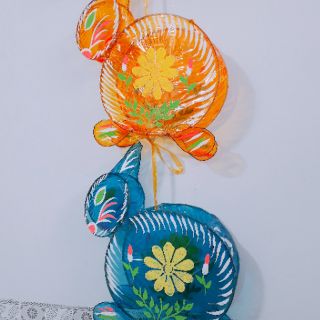 Lồng đèn Trung thu giấy kiếng hình con thỏ