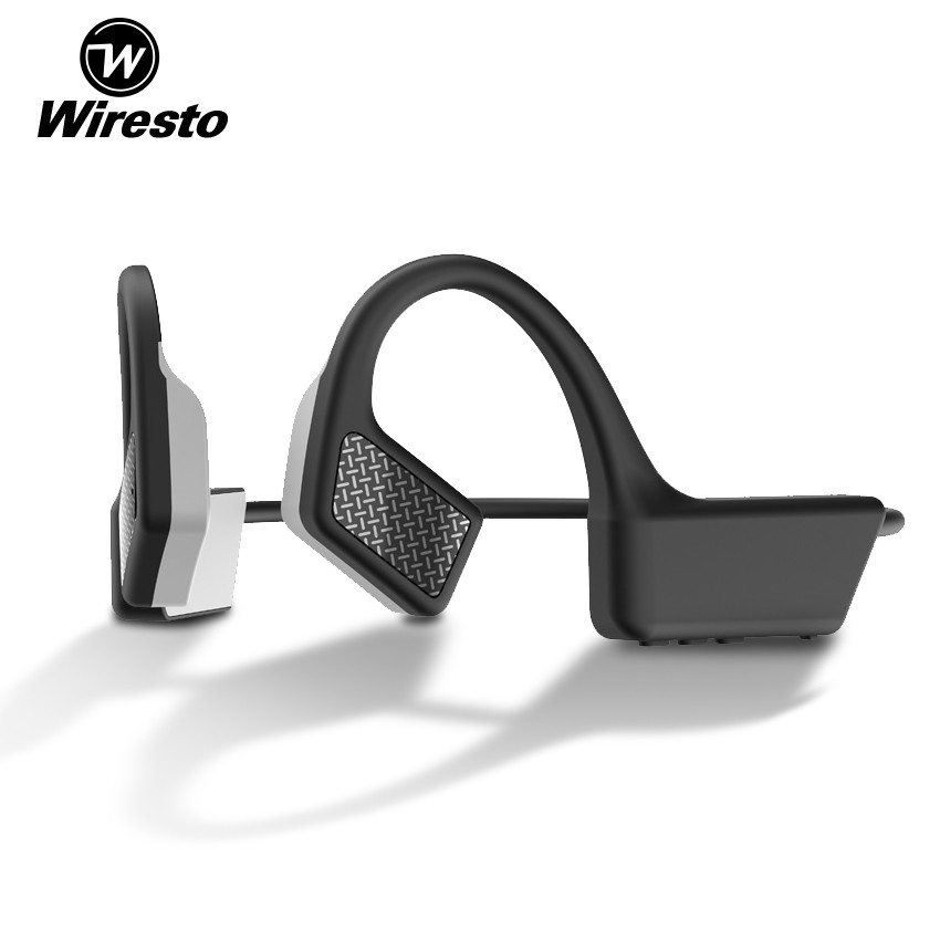 Tai Nghe Bluetooth Wiresto Thể Thao Âm Thanh HD Với Thiết Kế Đeo Cổ Không Nhét Tai Êm Ái