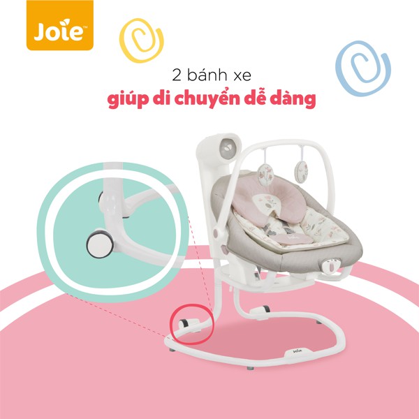 Nôi đưa trẻ em Joie Serina 2in1